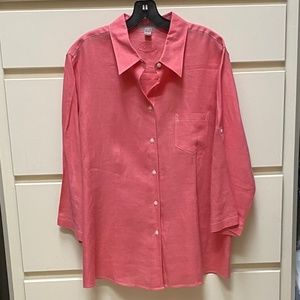 Foxcroft Shaped Fit button down 18W